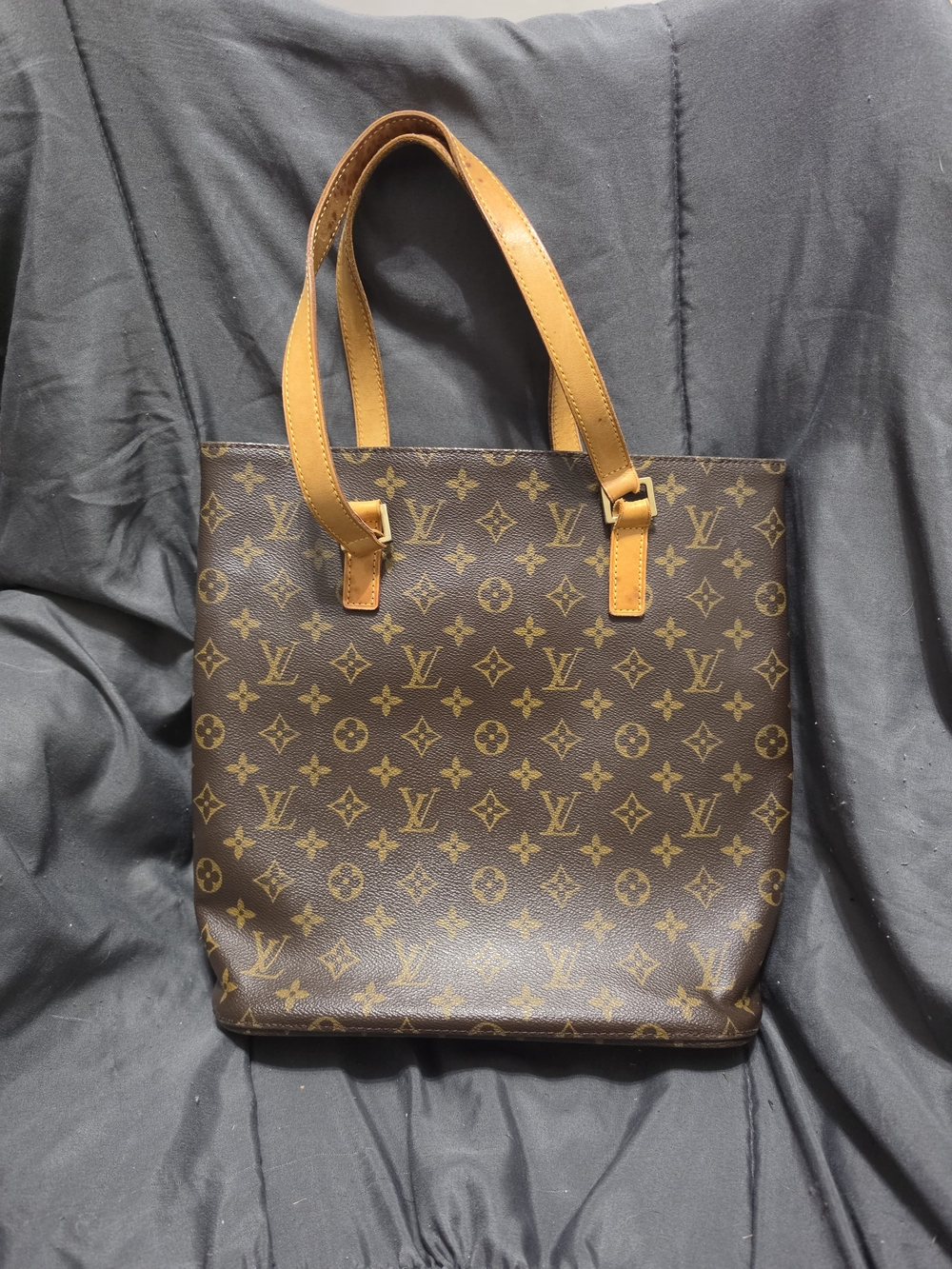 Louis Vuitton AUTHENTIC Monogram Vavin GM Canvas Tote - Brown/Tan